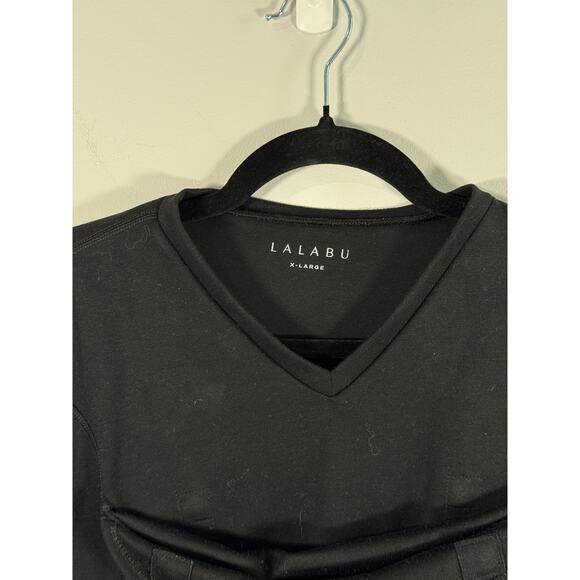 Lalabu Men’s Dad Shirt Black Short Sleeve Size XL – Kangaroo Care Bonding Tee - Picture 4 of 8